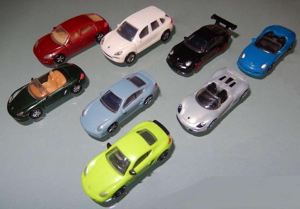 Mini-Porsche-Modelle, neu