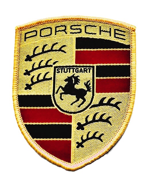 Aufnähwappen, neu, original, passend für Porsche 991