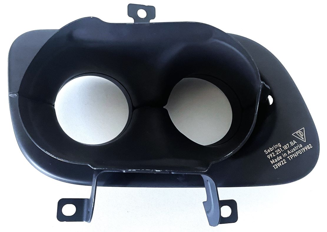 Sebring-Sport-Doppelendrohr, links, neu, passend für Porsche 992