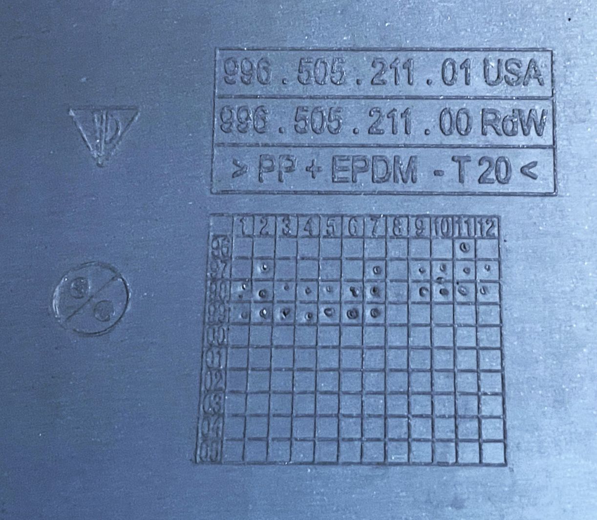 US-Stoßstange hinten, Vor-Facelift, ohne PDC, original, passend für Porsche 996