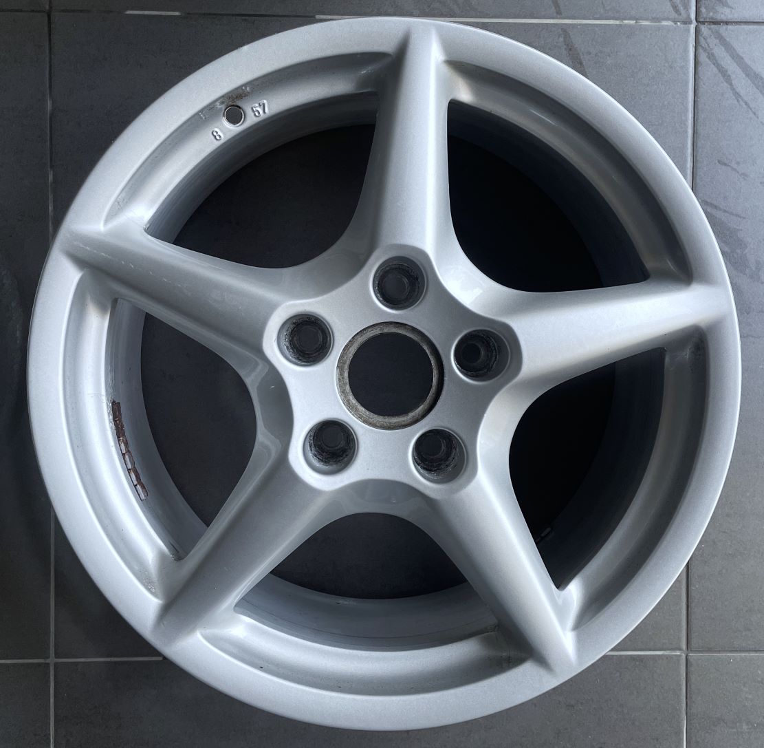 BBS-Alufelgen 8 + 10 J 18, passend für Porsche 997