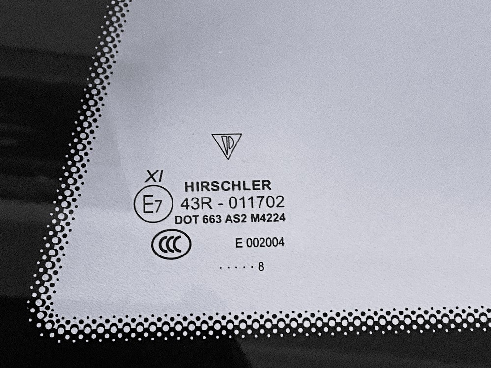 GT2 / GT3-Leichtbauscheibe hinten links, original, passend für Porsche 991