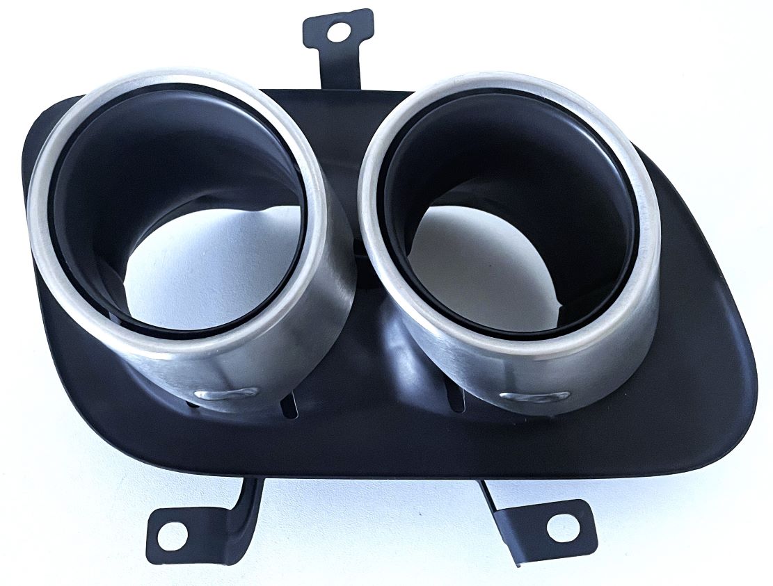 Sebring-Sport-Doppelendrohr, rechts, neu, passend für Porsche 992