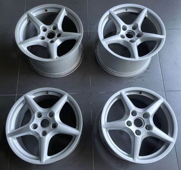 BBS-Alufelgen 8 + 11 J 18, passend für Porsche 997 Turbo / 4S