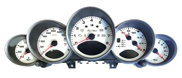 Kombiinstrument bis 350 km/h, neu, passend für Porsche 997 Turbo