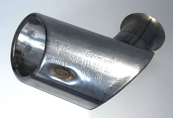 Endrohr "Gillet" rechts, neu, passend für Porsche 996 C2 / C4 / GT3