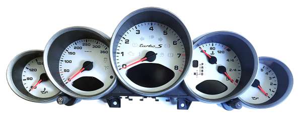 Kombiinstrument bis 350 km/h, neu, für Porsche 997 Turbo S