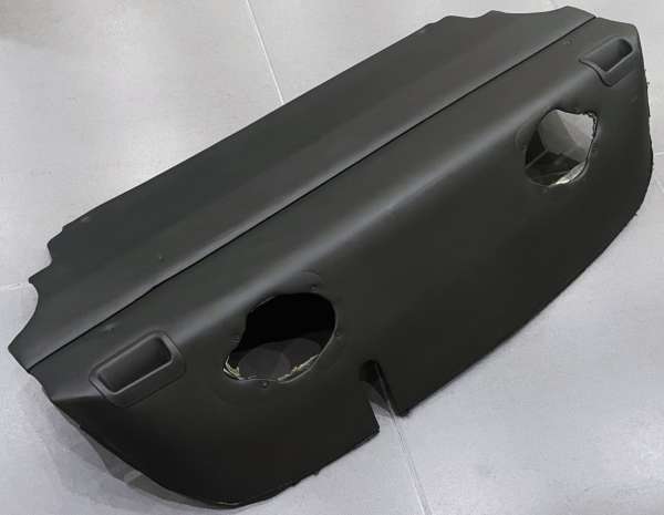 Turbo-Leder-Heckablage schwarz, ohne Lautsprecher, passend für Porsche 993 Coupe