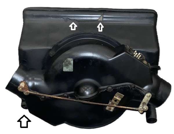 Behr-Gebläse-Einheit mit Lüftermotor, defekt, passend für Porsche 914