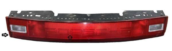 Heckblende, defekt, passend für Porsche 993