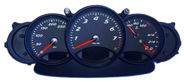 Tacho-Kombiinstrument für Schaltwagen, neuwertig, passend für Porsche 986 Boxster