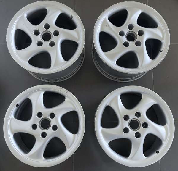 Turbo-Alufelgen, original, passend für Porsche 993