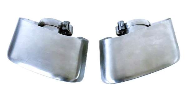 Edelstahl-Endrohrblenden "Sebring", neu, passend für Porsche 991