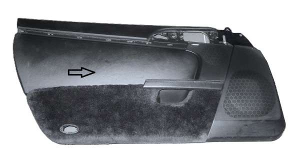 Leder-Türverkleidung, passend für Porsche Boxster 987