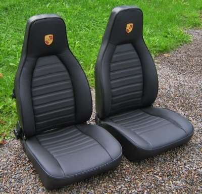 Ledersitze schwarz, passend für Porsche 911