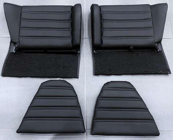 Leder-Rücksitzlehnen mit Kissen, passend für Porsche 911 Coupe / Targa