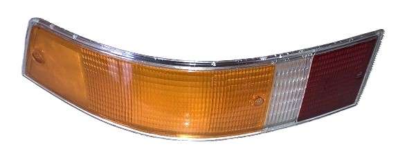 Rückleuchtenglas mit silbernen Rand, passend für Porsche 911