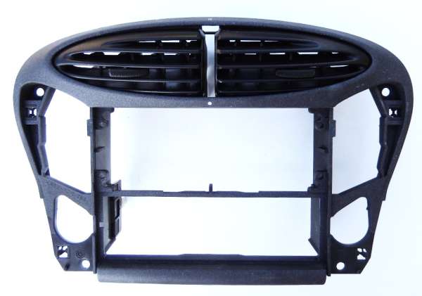 Rahmen mit Lüfterdüsen / Luftkanal, graffiti / granitgrau, passend für Porsche 996