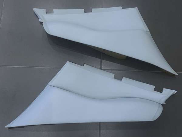 Leder-Seitenverkleidungen hinten, passend für Porsche 993 Coupe