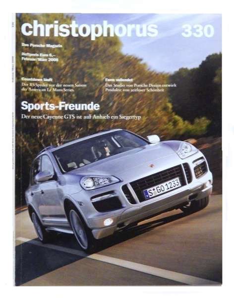 Christophorus, das Porsche-Magazin Nr. 330