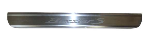 Edelstahl-Schwellerauflage "Boxster S", neu, für Porsche Boxster