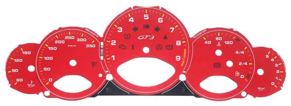 Zifferblätter bis 350 km/h, neu, passend für Porsche 997 GT3