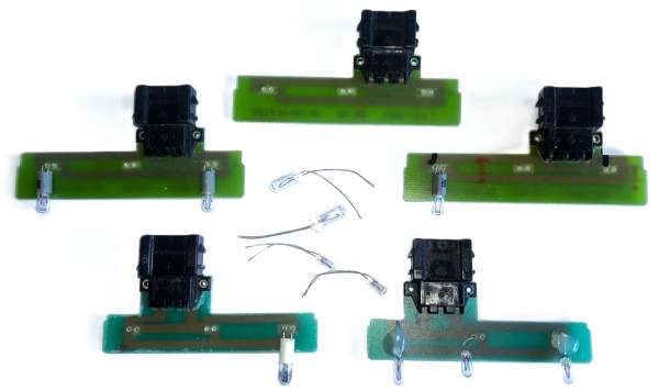 Leuchteinheiten in Mittelkonsole, passend für Porsche 993