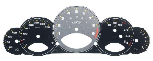 Zifferblätter bis 350 km/h, neu, passend für Porsche 997 GT3