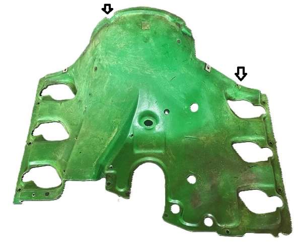 Motorabdeckung grün, passend für Porsche 911