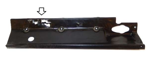 Motorverblechung, defekt, passend für Porsche 964