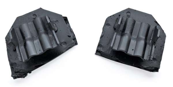 Gurtrollen-Befestigungen unter Heckablage, passend für Porsche 964 Coupe