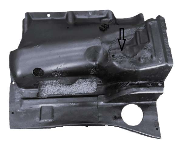 Motorblech, passend für Porsche 914