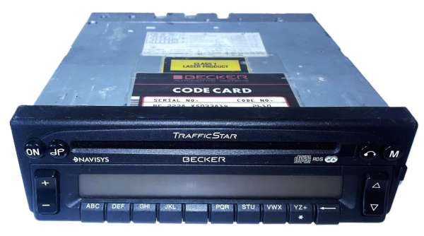 Radio-/CD-Player "Becker TrafficStar 2238", passend für Porsche 993