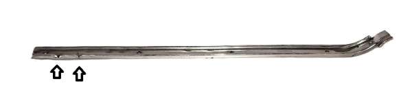 Chrom-Zierleiste am Windschutzscheibenrahmen links, passend für Porsche 914