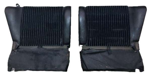 Kunstleder-Rücksitzlehnen schwarz, passend für Porsche 911