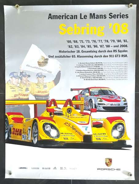 Porsche America Le Mans Series Sebring `08, original