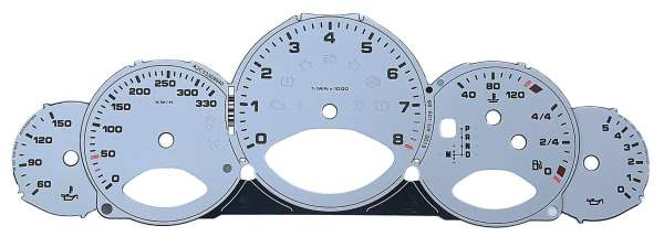 Zifferblätter bis 330 km/h, neu, passend für Porsche 997