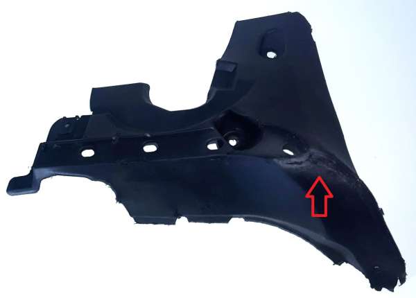 Schweller-Spritzschutz-Ecke mit Gummi hinten links, passend für Porsche 996