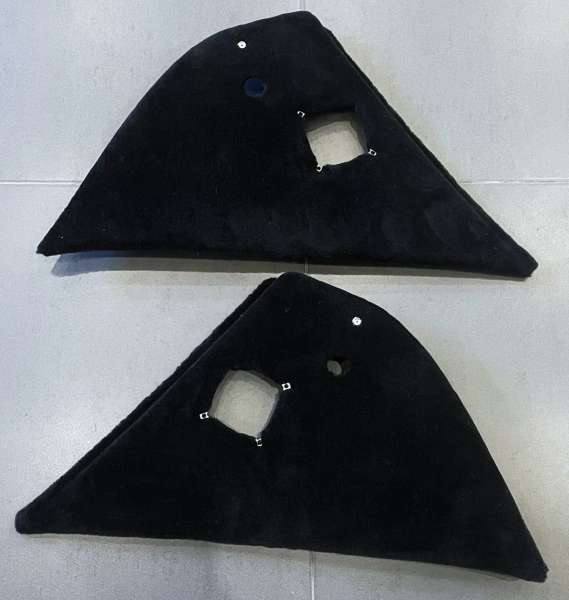 Velour-Seitenverkleidungen hinten, passend für Porsche 911 Cabrio
