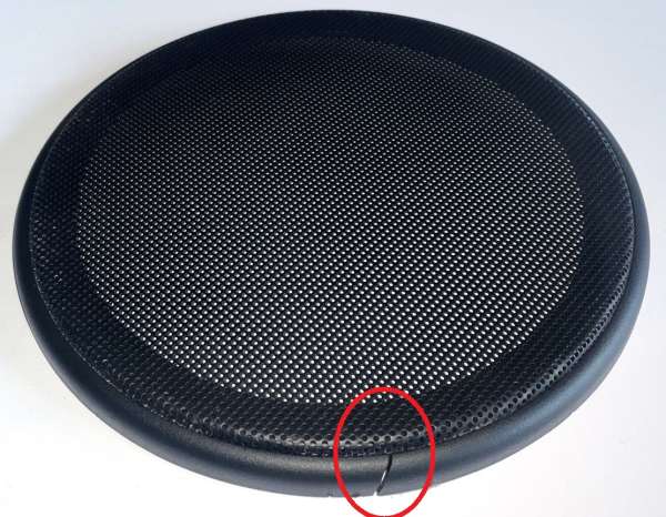 Tür-Tiefton-Lautsprecherblende, defekt, passend für Porsche 993