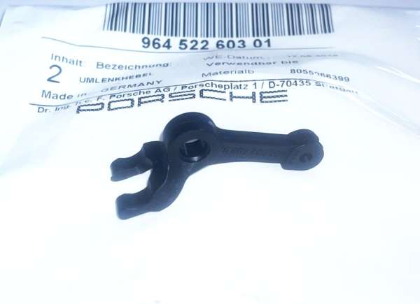 Rücksitzlehnen-Umlenkhebel links, neu, passend für Porsche 993