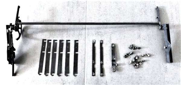 Heckspoiler-Gestänge, passend für Porsche 993