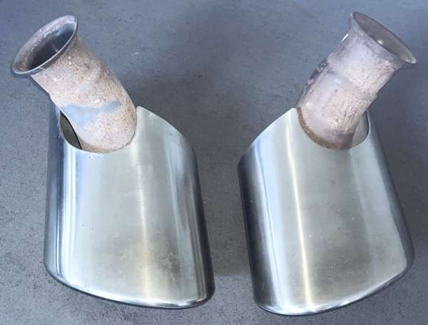 Endrohre "Gillet" oval, Modell 2002, passend für Porsche 996