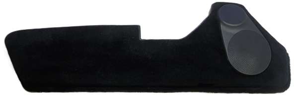 Turbo-Türtasche vom digitalen Soundsystem (Klangpaket) schwarz, links, passend für Porsche 993