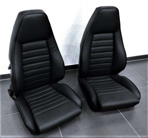 Turbo-Ledersitze schwarz, passend für Porsche 911