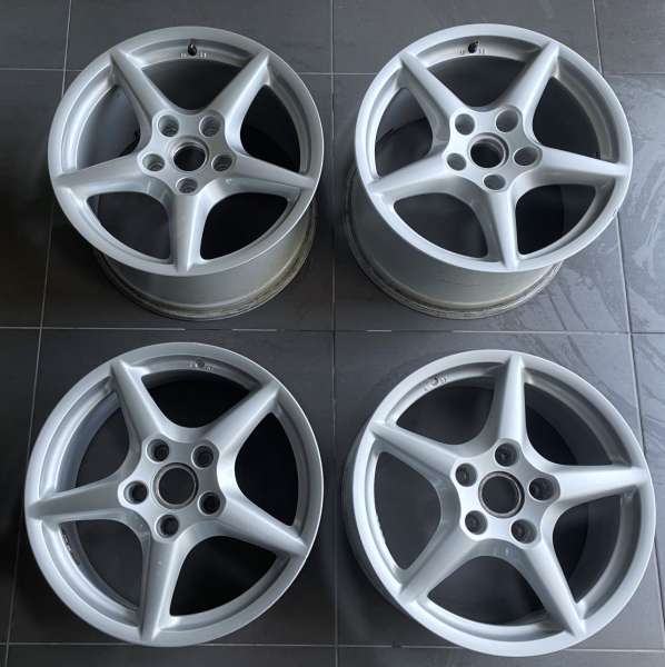 BBS-Alufelgen 8 + 10 J 18, passend für Porsche 997