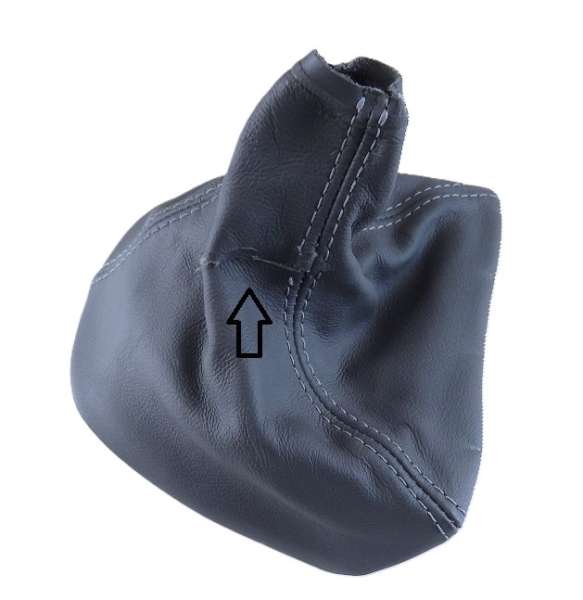 Leder-Schalthebelsack, beschädigt, passend für Porsche 997