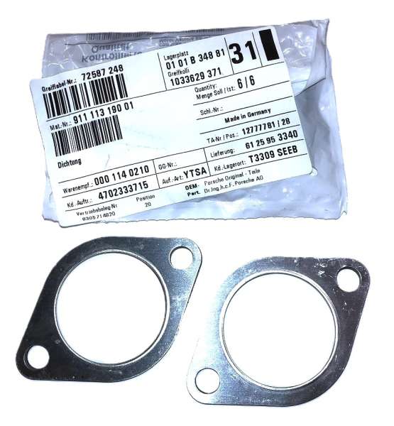 Dichtungen für Wärmetauscher, neu, passend für Porsche 911