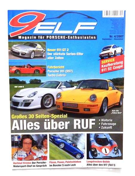 Porschefahrer-Zeitschrift "9ELF"