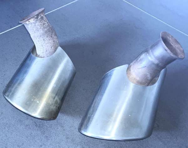 Endrohre "Gillet" oval, Modell 2002, passend für Porsche 996